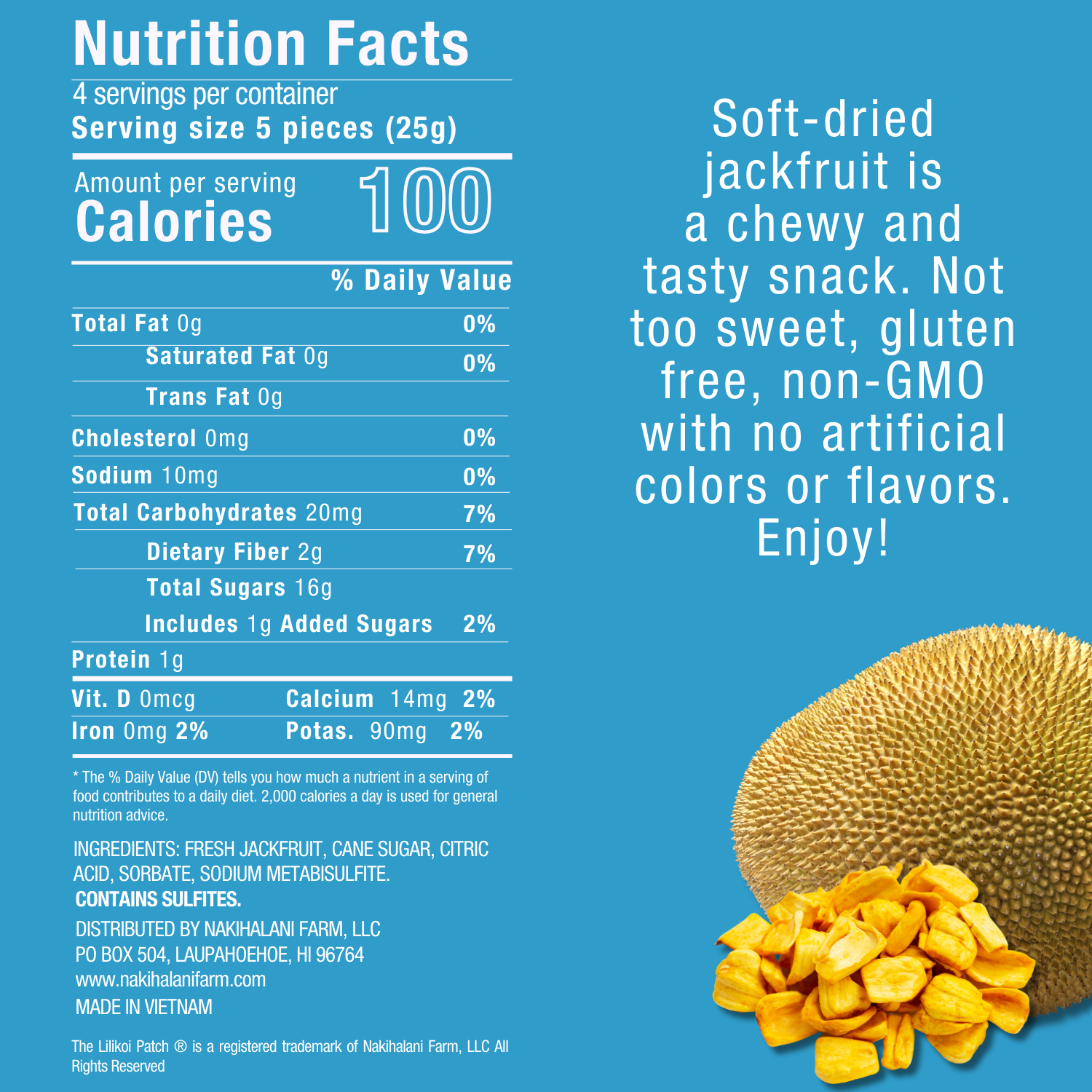 Soft Dried Jackfruit 3.5oz – Nakihalani Farm