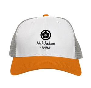 HAT - Nakihalani Farm Orange/Grey/White