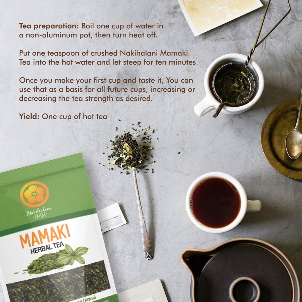 Mamaki Tea - Hawaiian Organic Caffeine Free