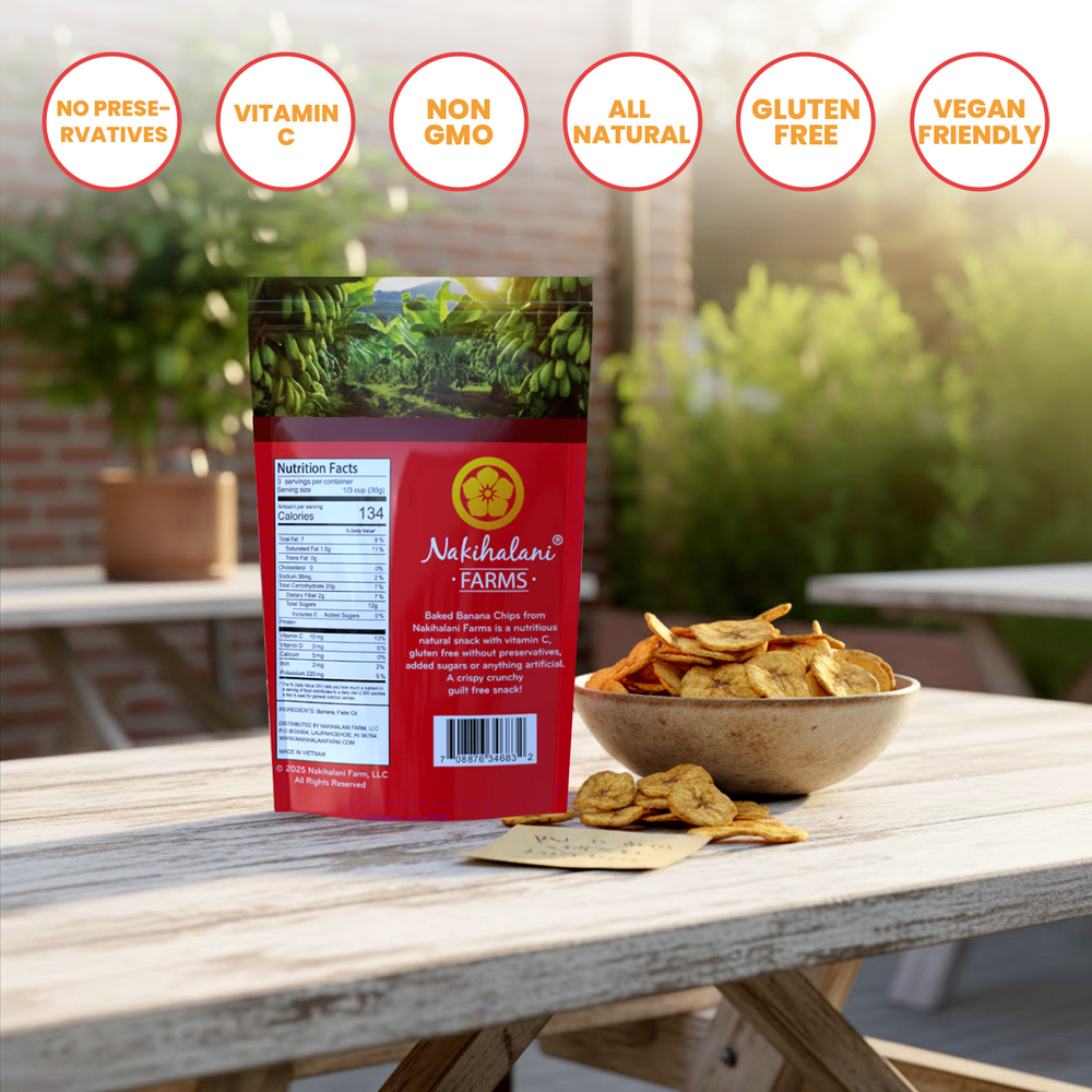 Baked Banana Chips 2.8oz