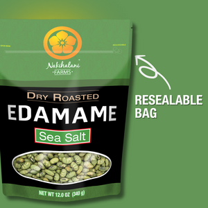 Edamame Roasted -  Sea Salt 12oz Family Bag