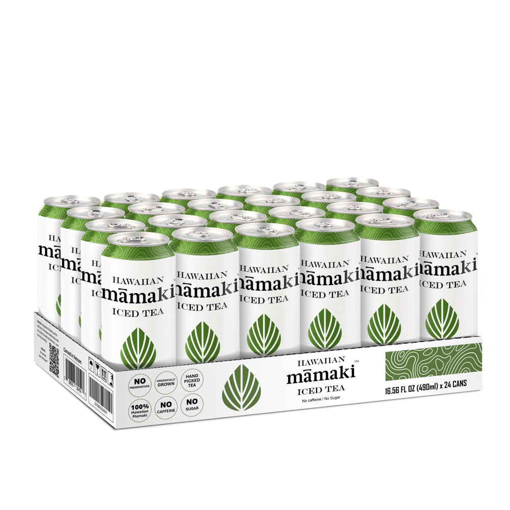 Mamaki Iced Tea - 100% Brewed Hawaiian Mamaki  16.5oz can