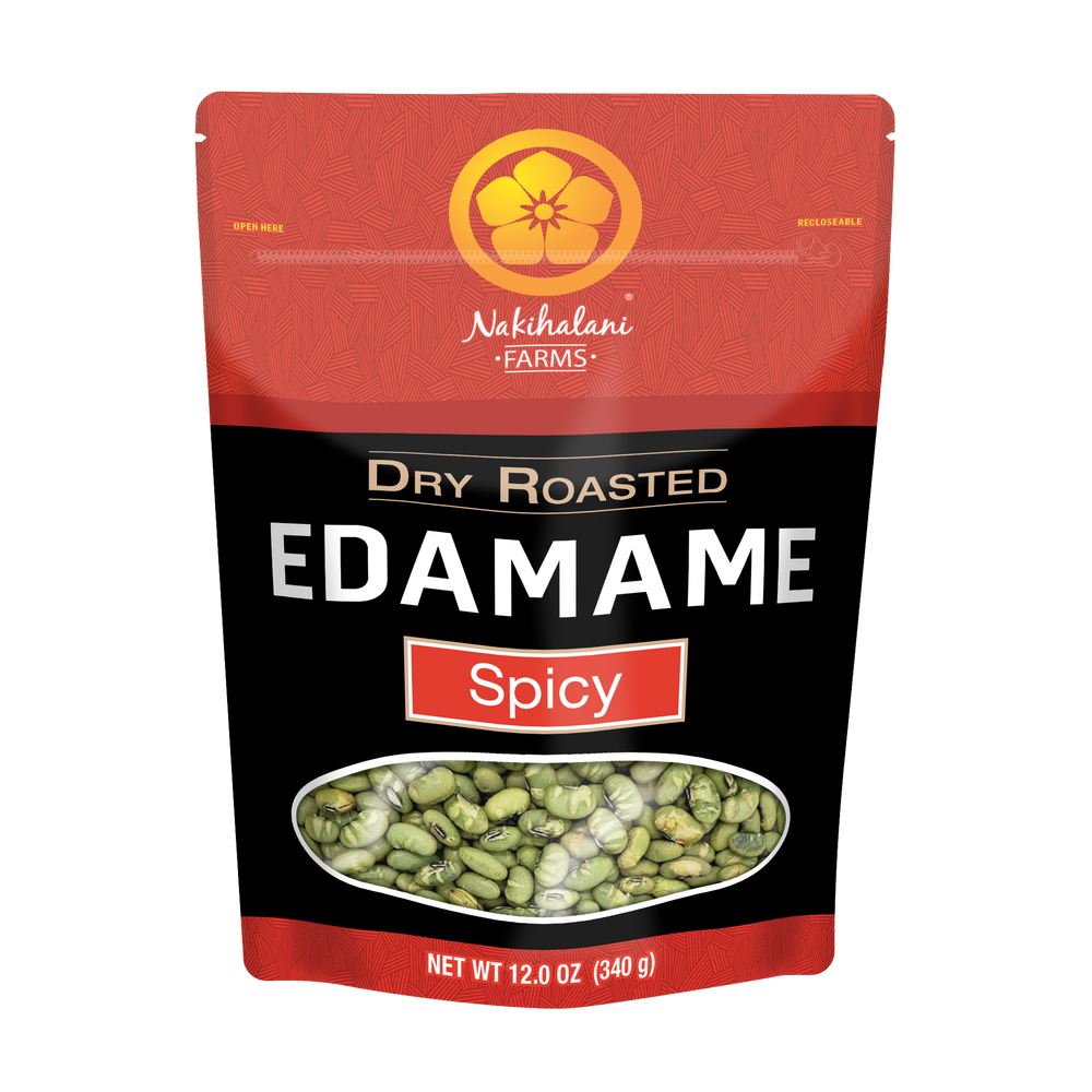 Edamame Raosted -  SPICY 12oz Family Bag